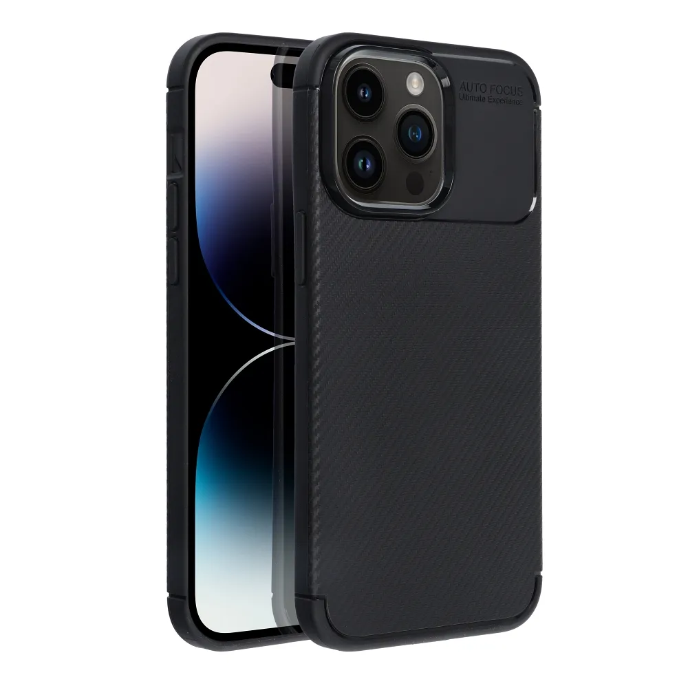 Case for iPhone 14 PRO MAX Carbon Premium black
