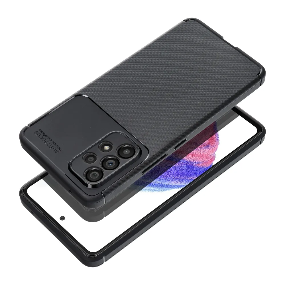 Case for Samsung A34 5G Carbon Premium black