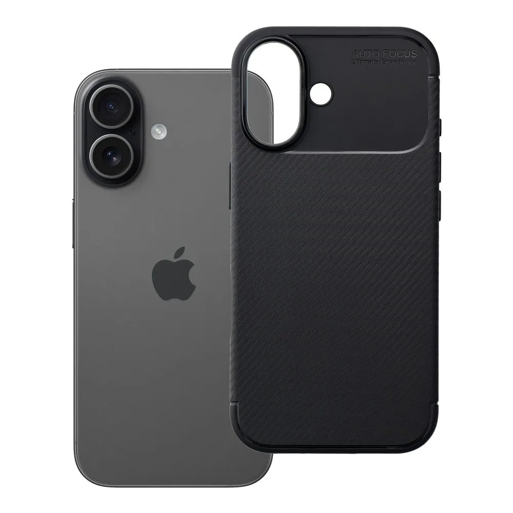 Case for iPhone 17 Carbon Premium black