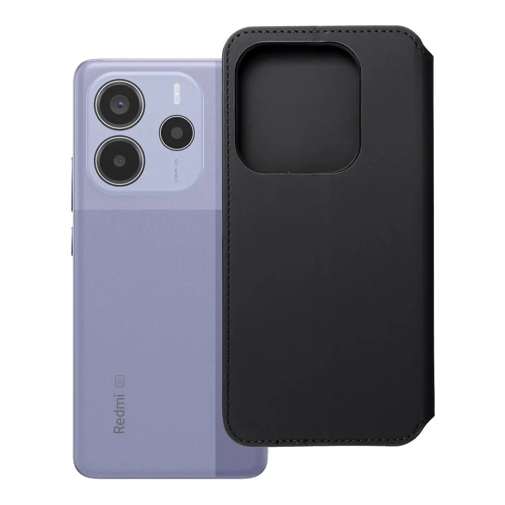 Flip case for Xiaomi Redmi NOTE 14 5G Dual Pocket Book black