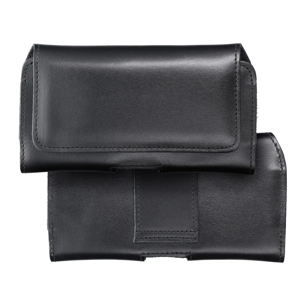 Horizontal Leather Belt Phone Pouch for Umidigi Bison 2 Pro / GT2 Pro 5G / X10 Pro / 202, Doogee S98 / S96 Pro / S88 Pro / S58 Pro 6 / S40 Pro, Hammer Blade 5G / Iron 3 / Blade 3, CAT S53, Royal, Size 3XL, Black