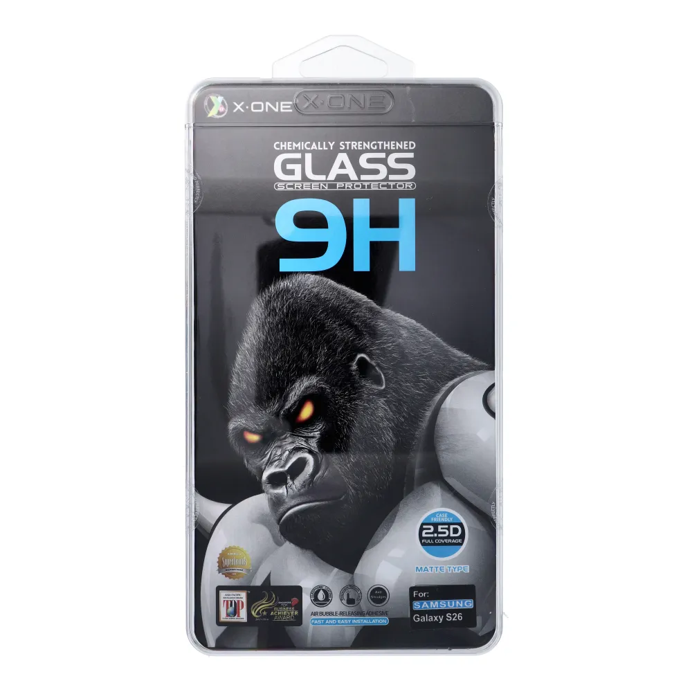 X-ONE Full Cover Extra Strong Matte - for SAMSUNG S26 tempered glass 9H