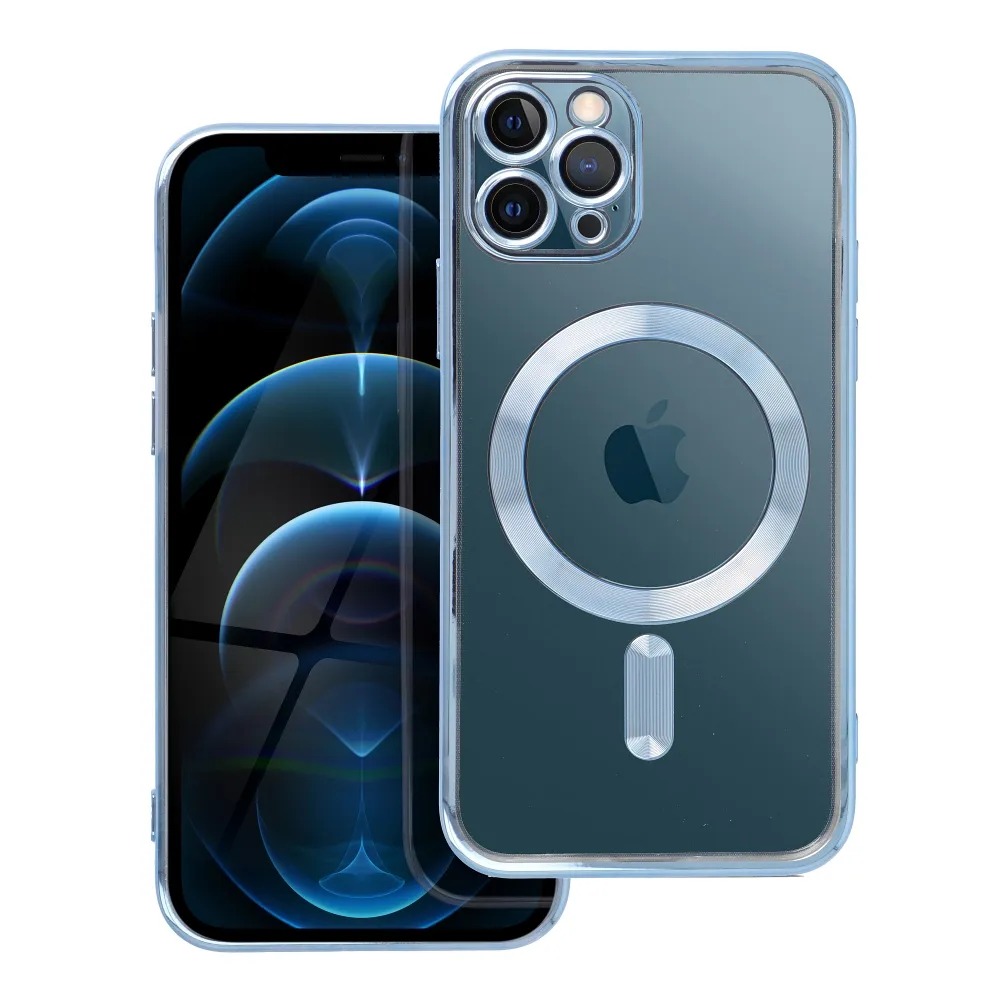 Case for iPhone 11 PRO Electro Mag Cover compatible with MagSafe blue