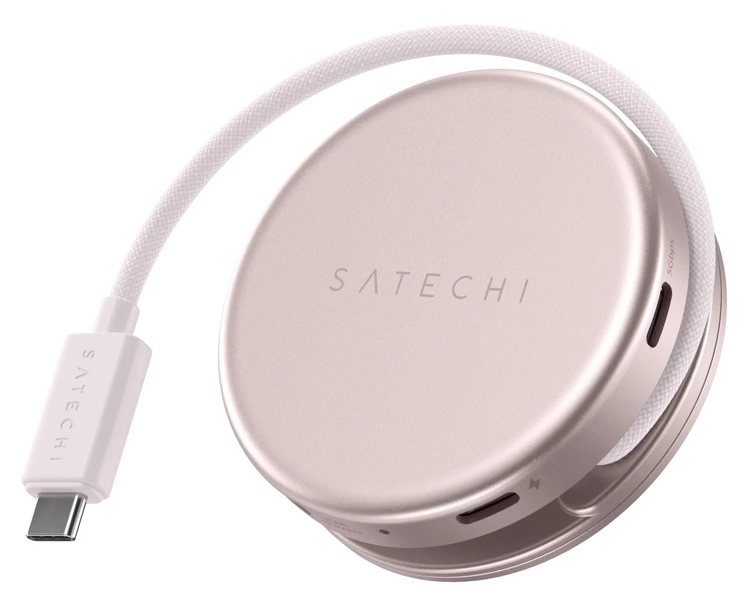 Adapter HUB 5in1 USB C Satechi OntheGo STPOTG5P blush