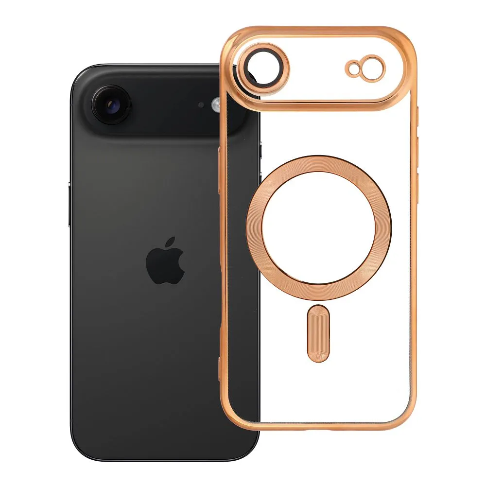 Case for iPhone 17 AIR Electro Mag Cover compatible with MagSafe gold