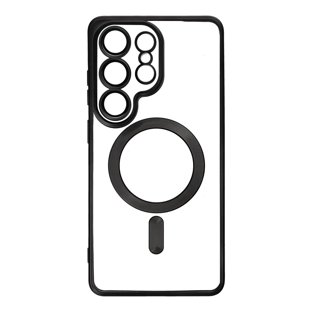 Case for Samsung S26 ULTRA Electro Mag Cover compatible with MagSafe black