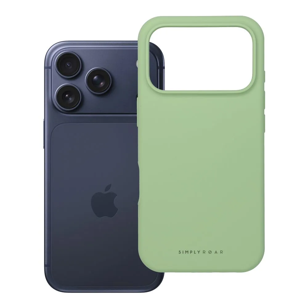 ROAR case CLOUD SKIN for IPHONE 17 Pro / 18 Pro Light green