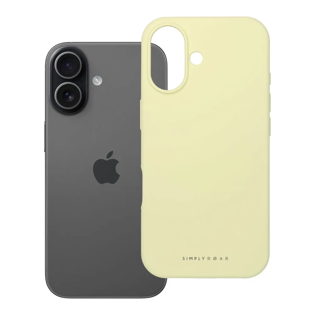 ROAR case CLOUD SKIN for IPHONE 17 Light Yellow