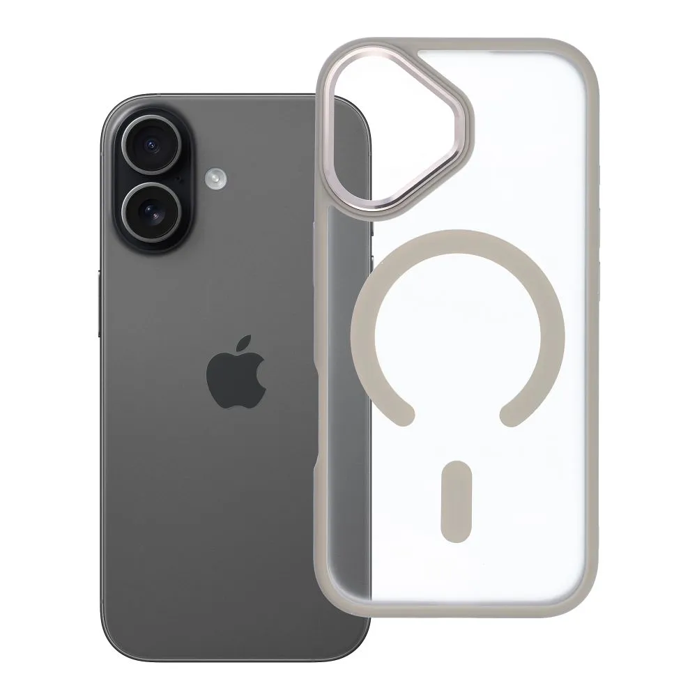 Case for iPhone 17 Matte Mag Cover compatible with MagSafe titanium