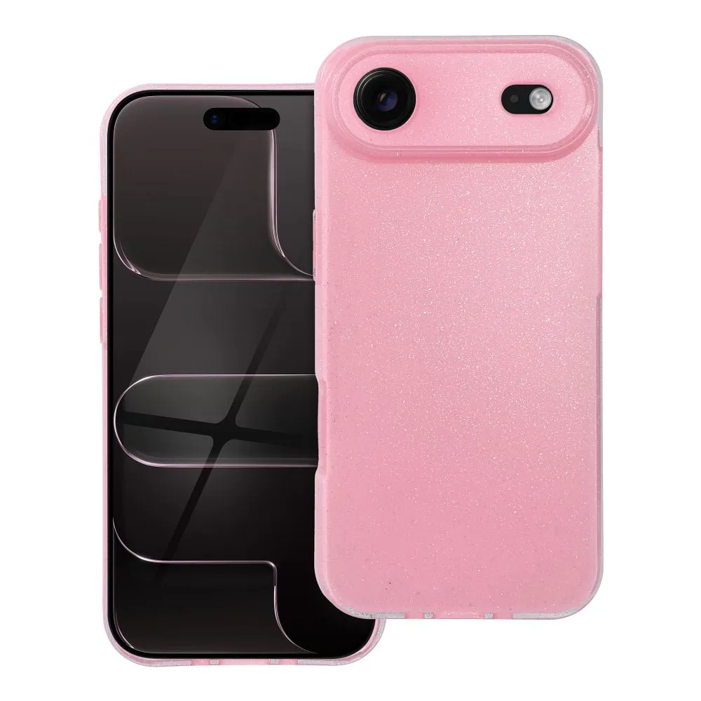 Case for iPhone 17 AIR Clear Case 2 mm Blink pink