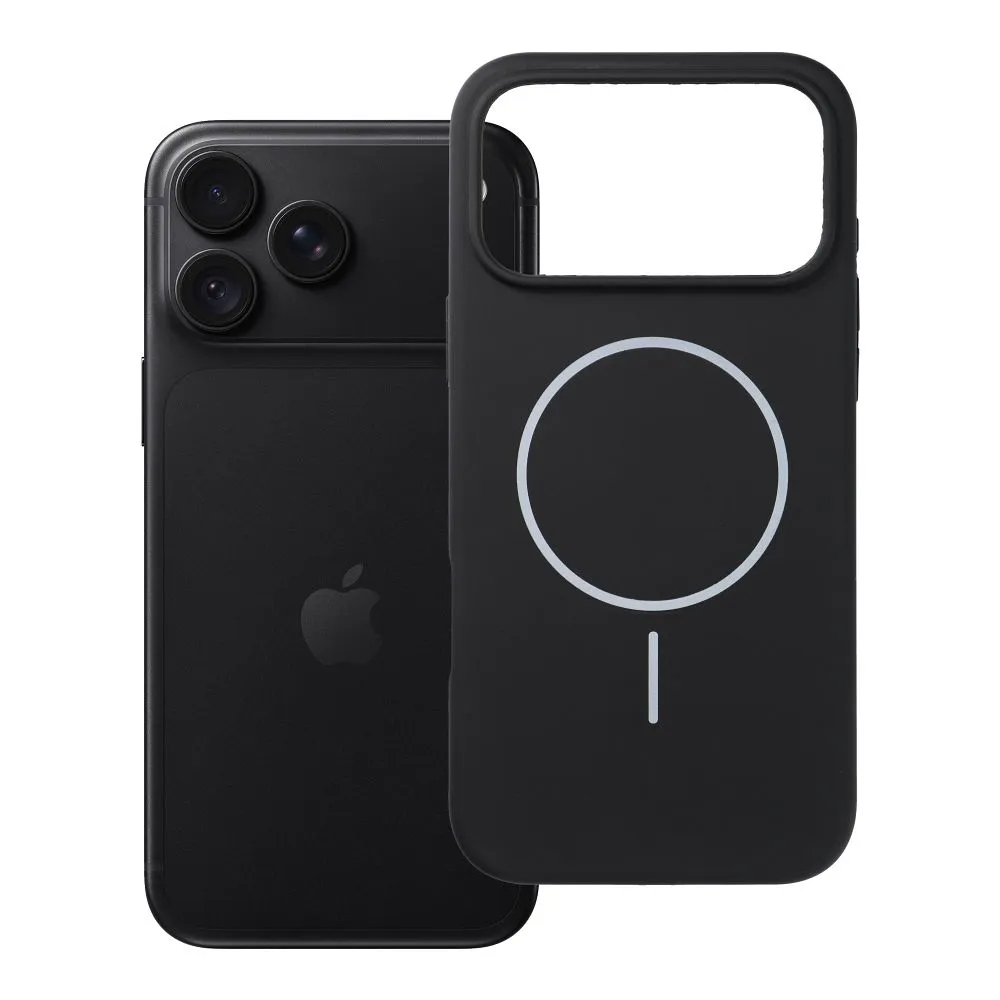 Case for iPhone 18 Pro Max / 17 Pro Max Silicone 2mm (big hole) compatible with MagSafe black