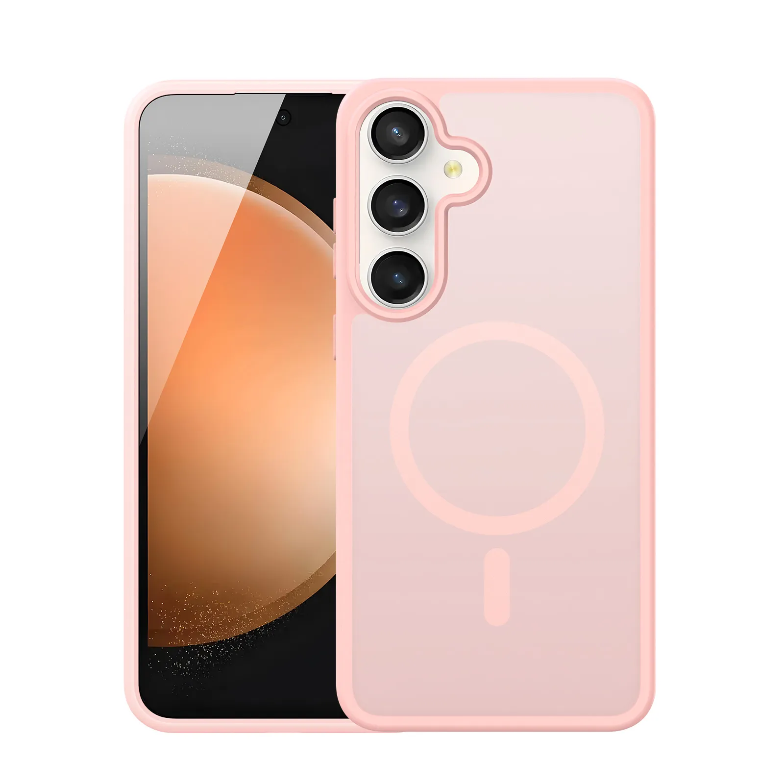 DUX DUCIS case YIND compatible with MagSafe for SAMSUNG S26 FE light pink