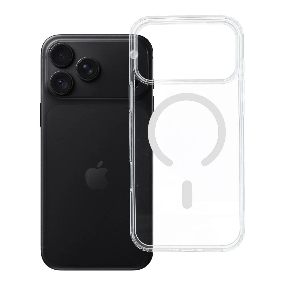 Case for iPhone 18 Pro Max / 17 Pro Max Drop Glue Colorful Ring Mag Cover compatible with MagSafe white