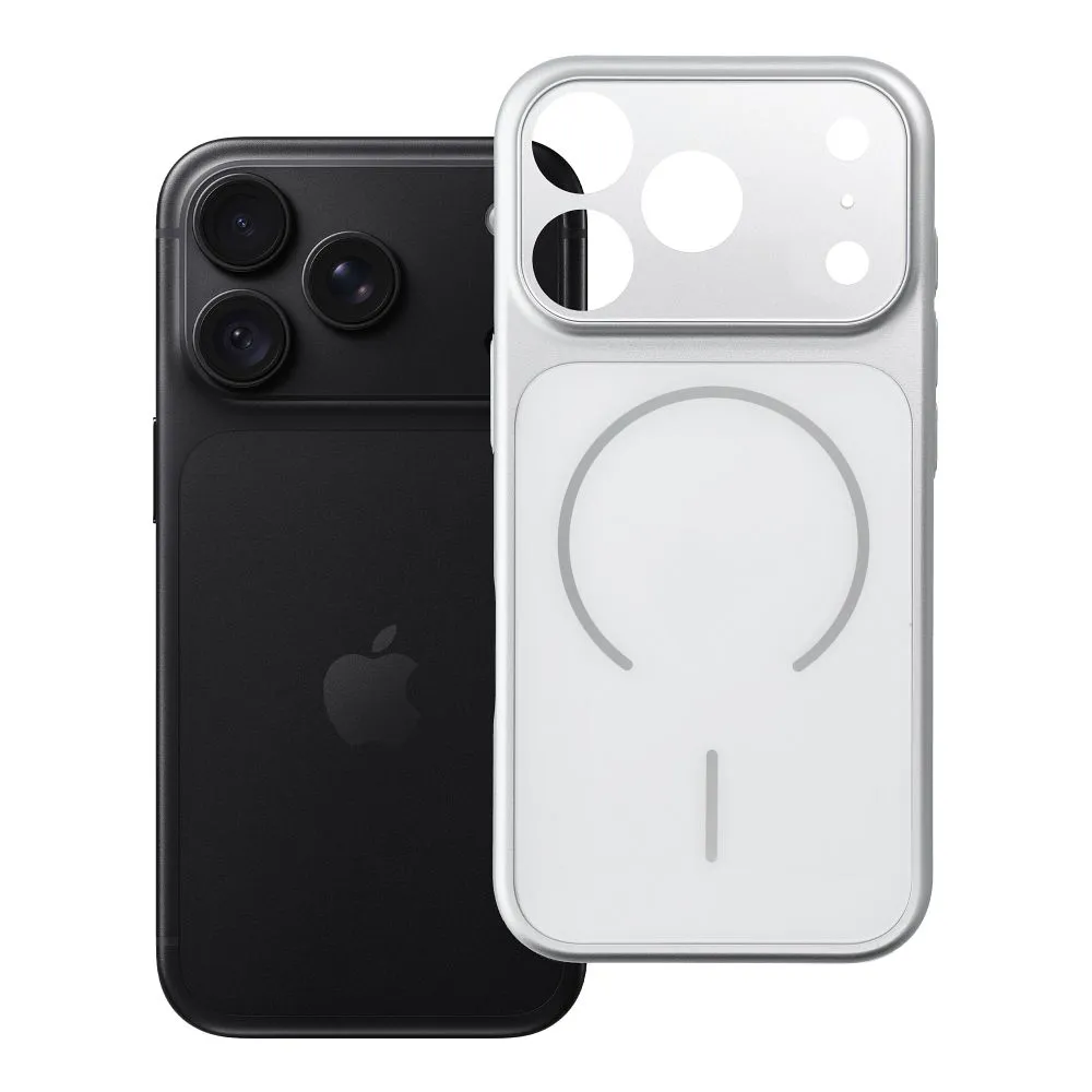 Case for iPhone 18 Pro / 17 Pro Make compatible with MagSafe silver
