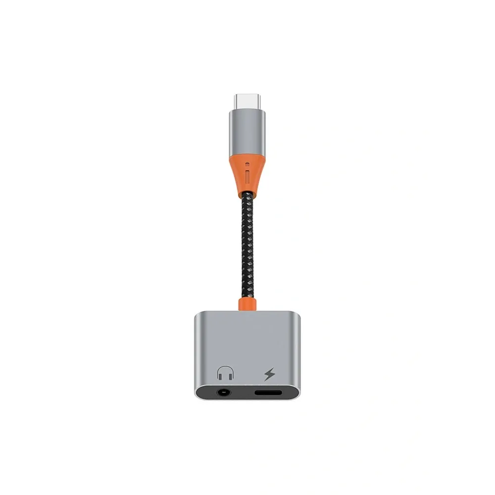 WiWU - Audio adapter LT10 Typ C to Typ C + 3.5mm