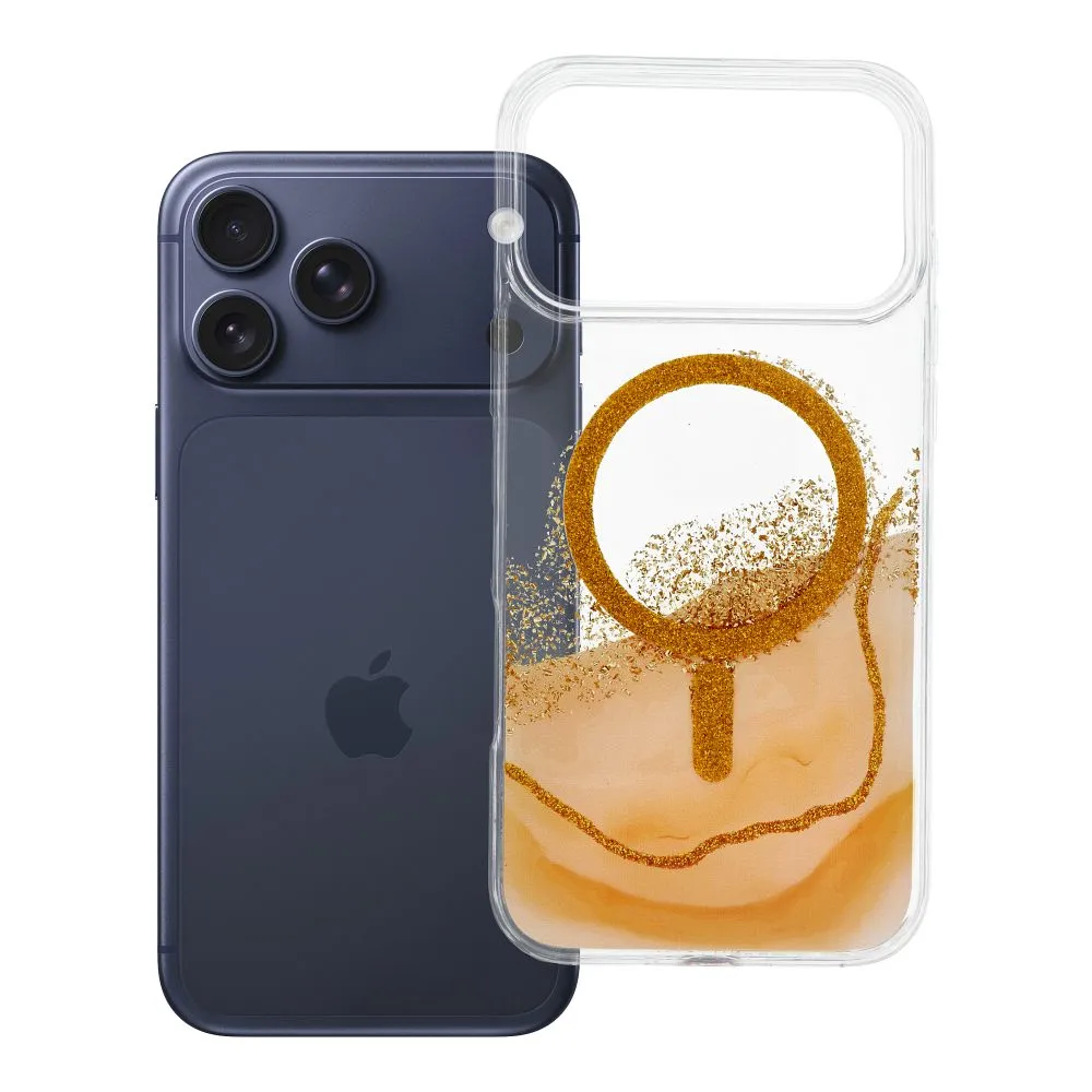 Case for iPhone 18 Pro Max / 17 Pro Max Golden compatible with MagSafe gold