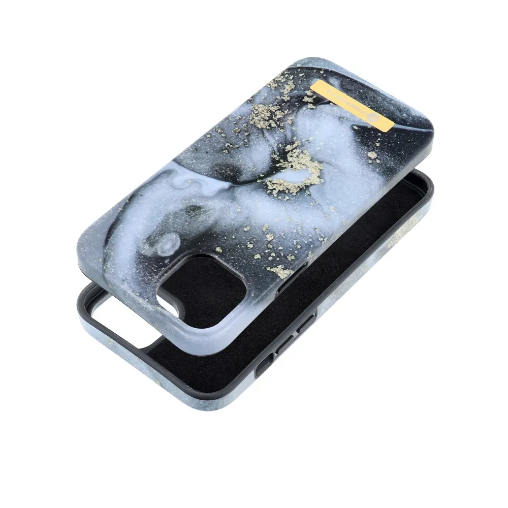 Case for iPhone 14 PLUS Forcell F-Protect Mirage compatible with Magsafe marble mist