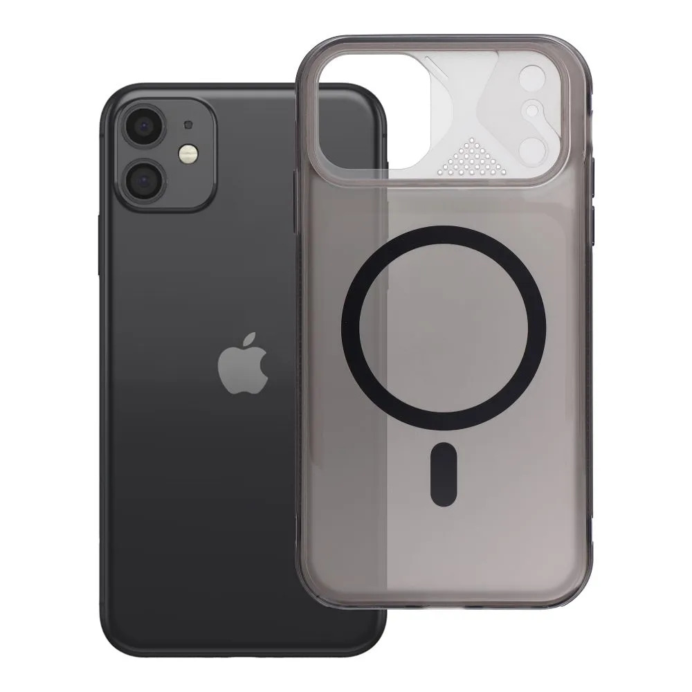 Case for iPhone 11 Aurora compatible with MagSafe black