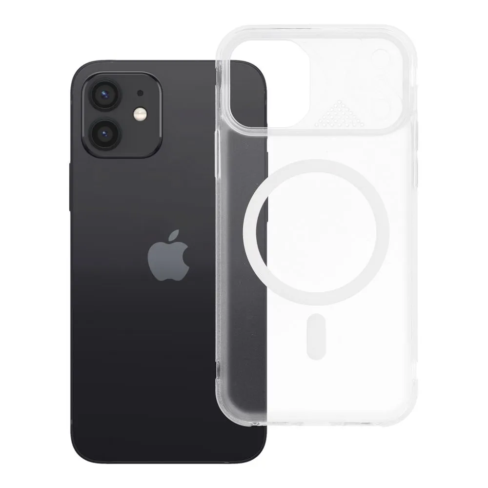 Case for iPhone 12 / 12 Pro Aurora compatible with MagSafe white