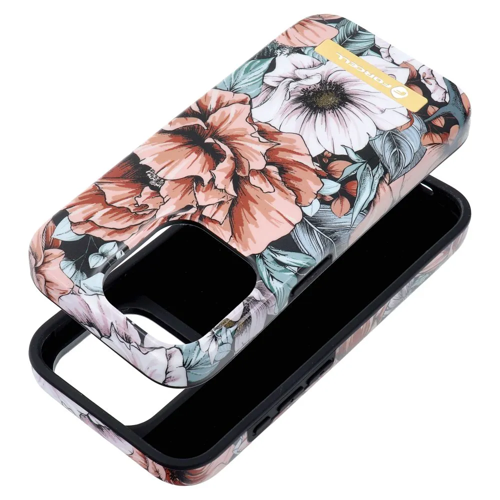 Case for iPhone 15 PRO Forcell F-Protect Mirage compatible with Magsafe bloom bush