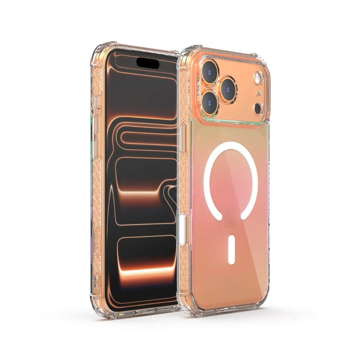 X-ONE Dropguard Pro compatible with MagSafe for iPhone 18 Pro / 17 Pro hologram