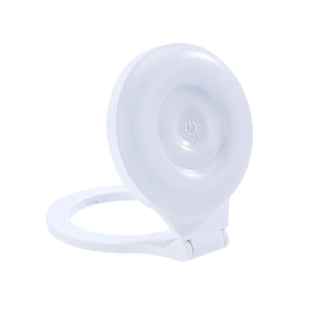 Mini magnetic phone stand with light compatible with MagSafe white