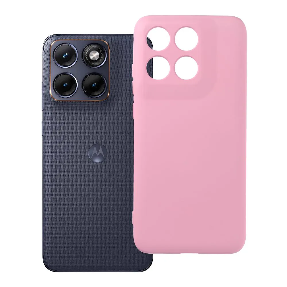 Case for Motorola Edge 70 Fusion Silicone powder pink