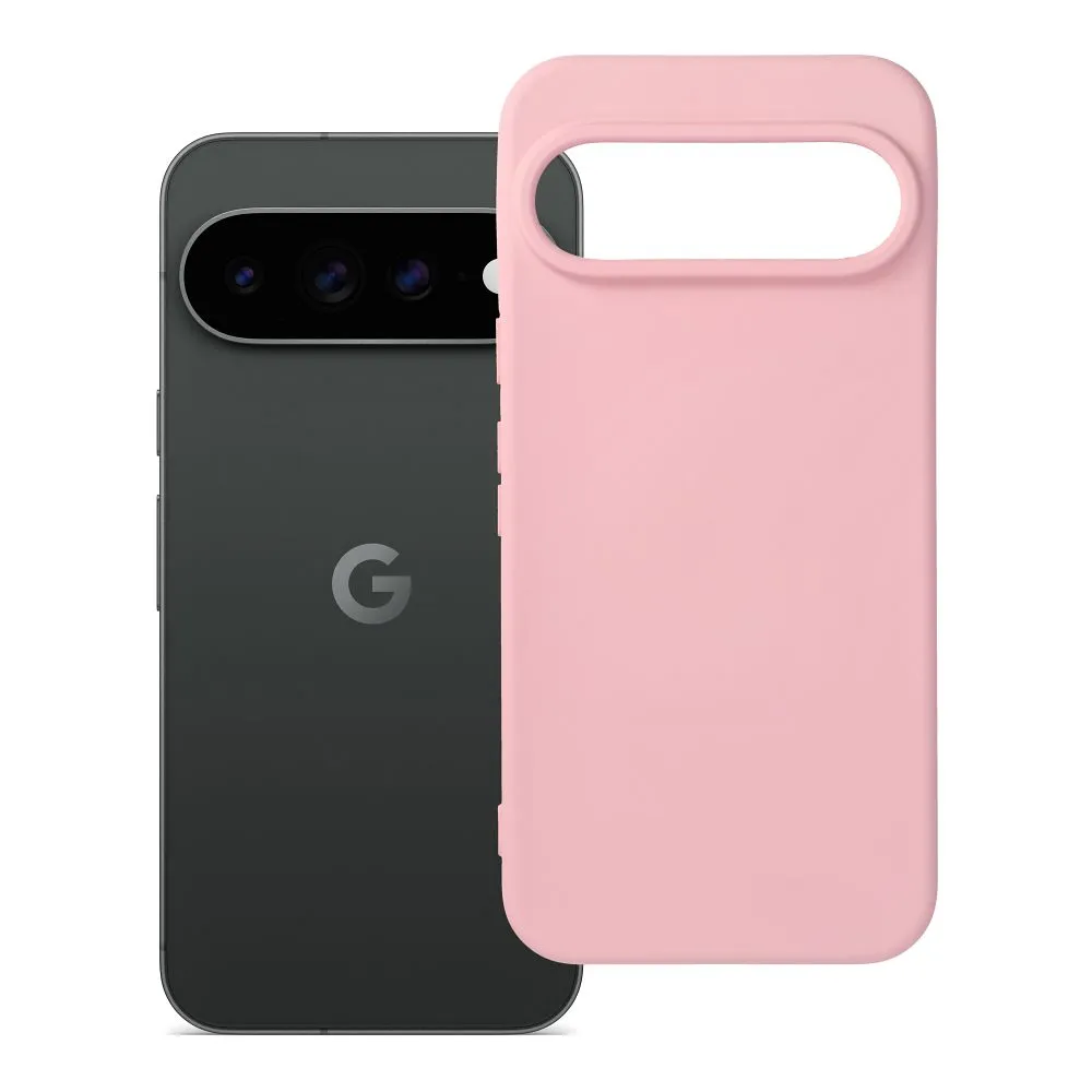 Case for Google Pixel 11 Pro XL Silicone powder pink