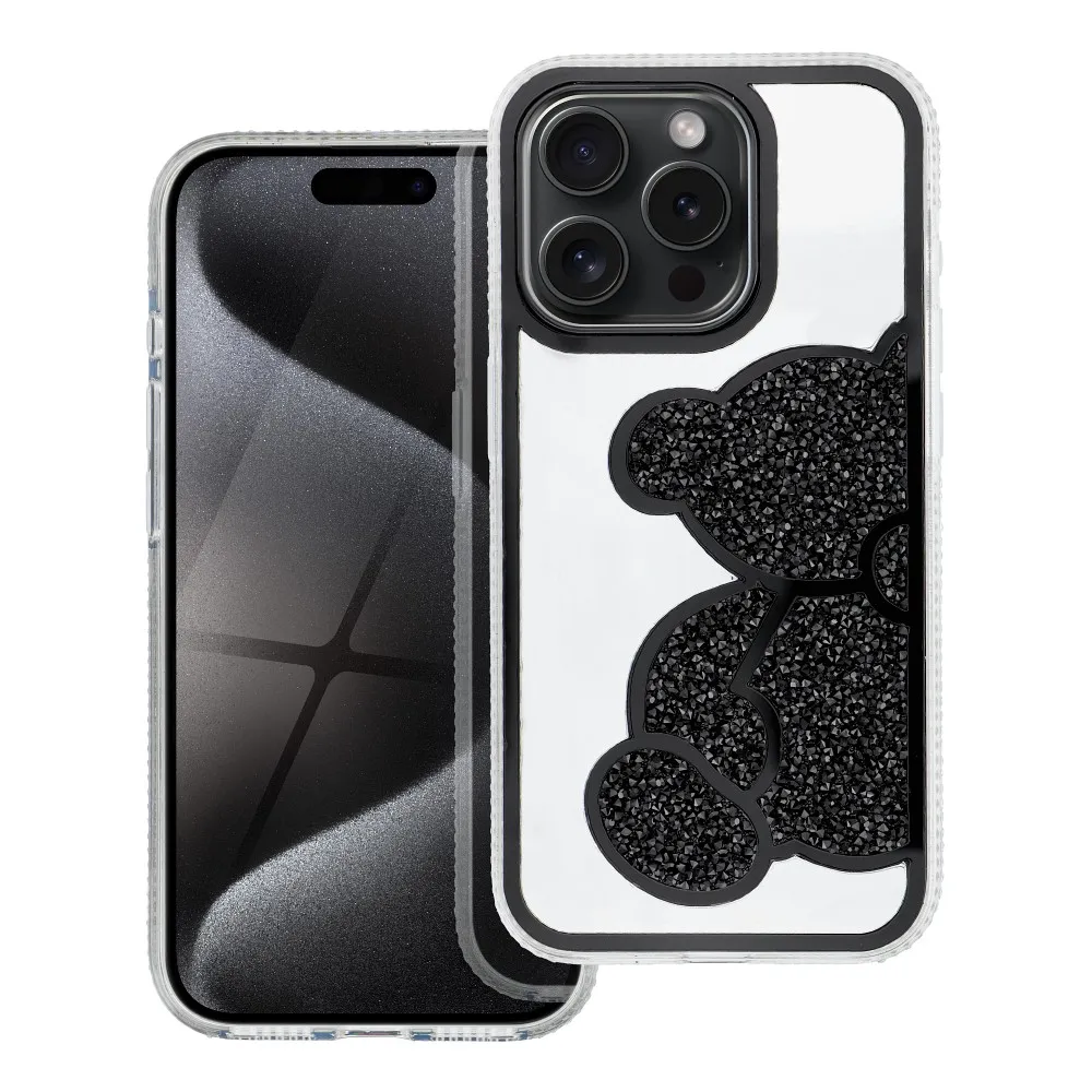 Case for iPhone 16 Teddy Bear black