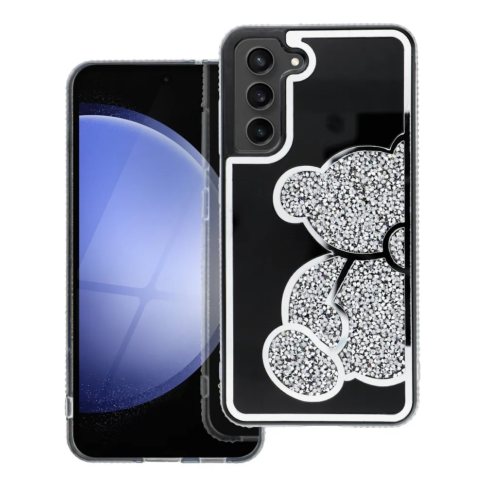 Case for Samsung S25 EDGE Teddy Bear silver