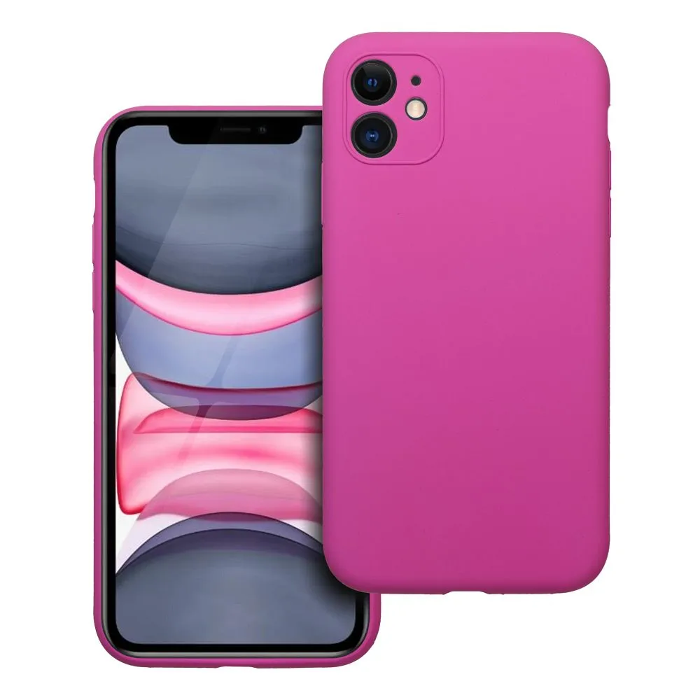 Case for iPhone 11 Silicone 2mm (camera protection) pink