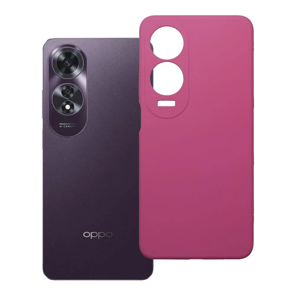 Case for Oppo A60 Silicone 2mm (camera protection) pink