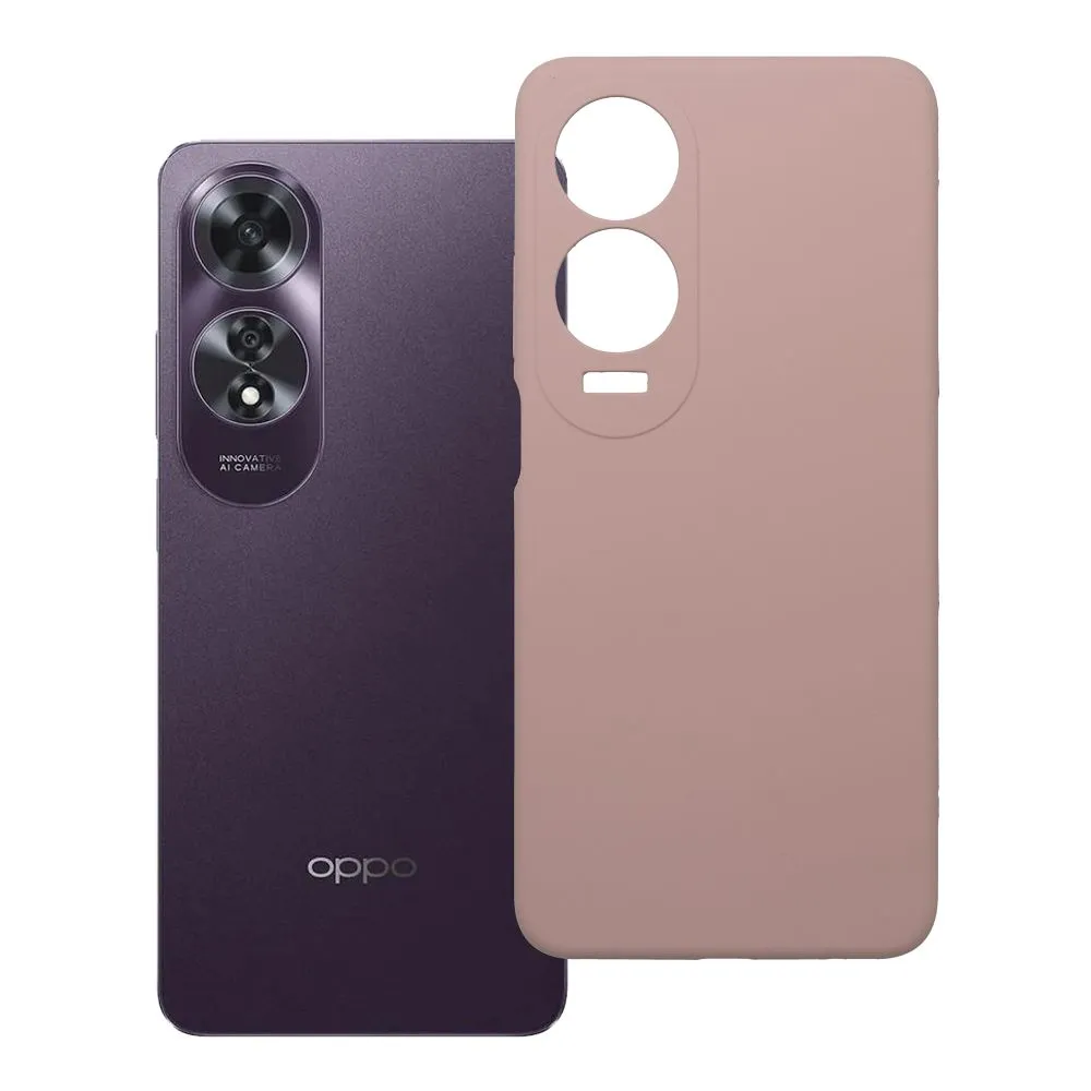 Case for Oppo A60 Silicone 2mm (camera protection) powder pink
