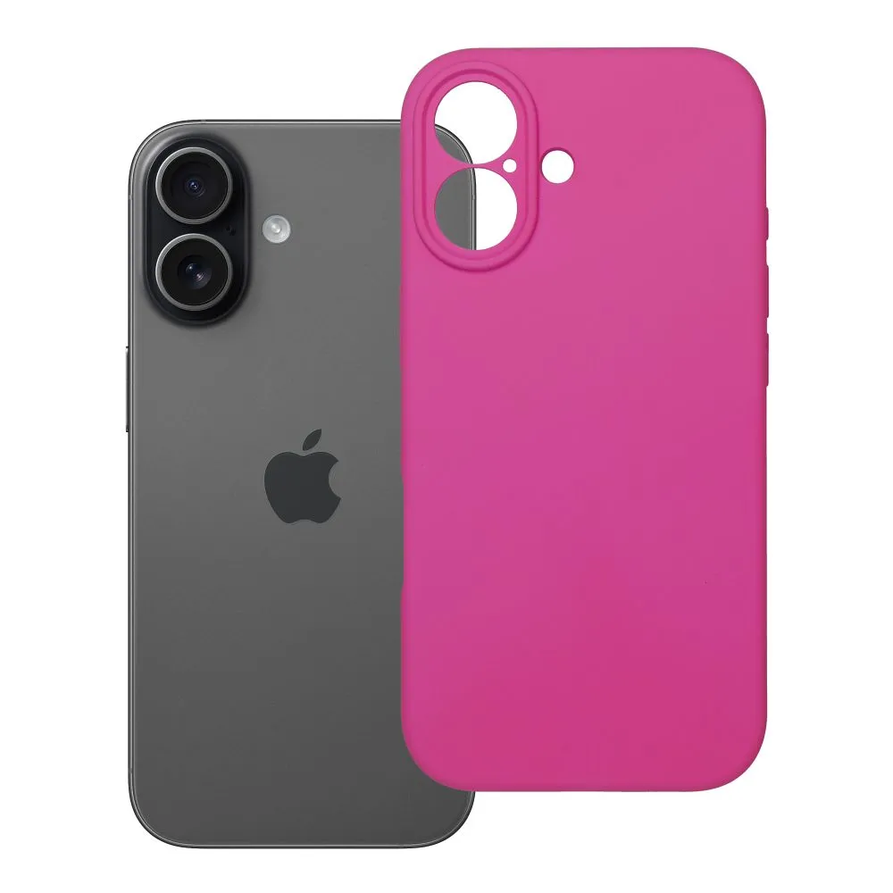 Case for iPhone 17 Silicone 2mm (camera protection) pink