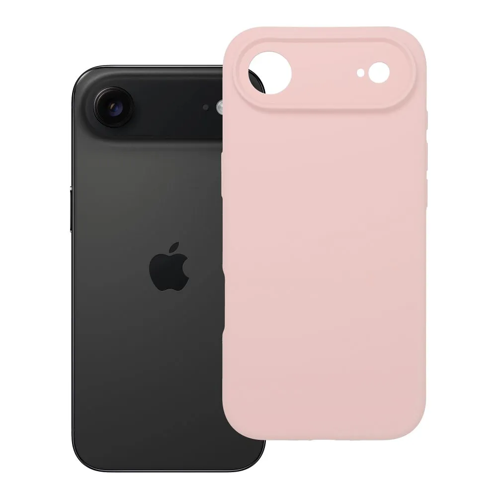 Case for iPhone 17 AIR Silicone 2mm (camera protection) powder pink