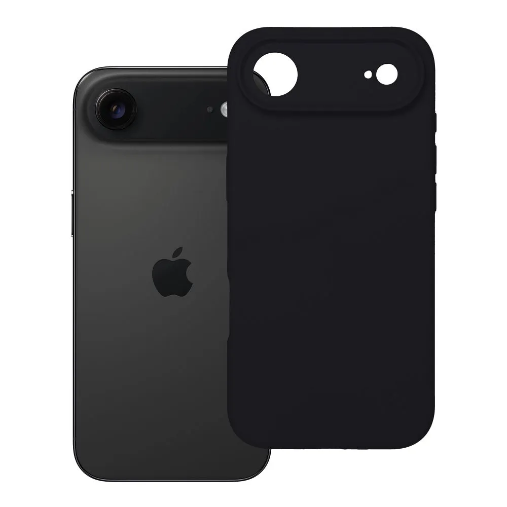 Case for iPhone 17 AIR Silicone 2mm (camera protection) black