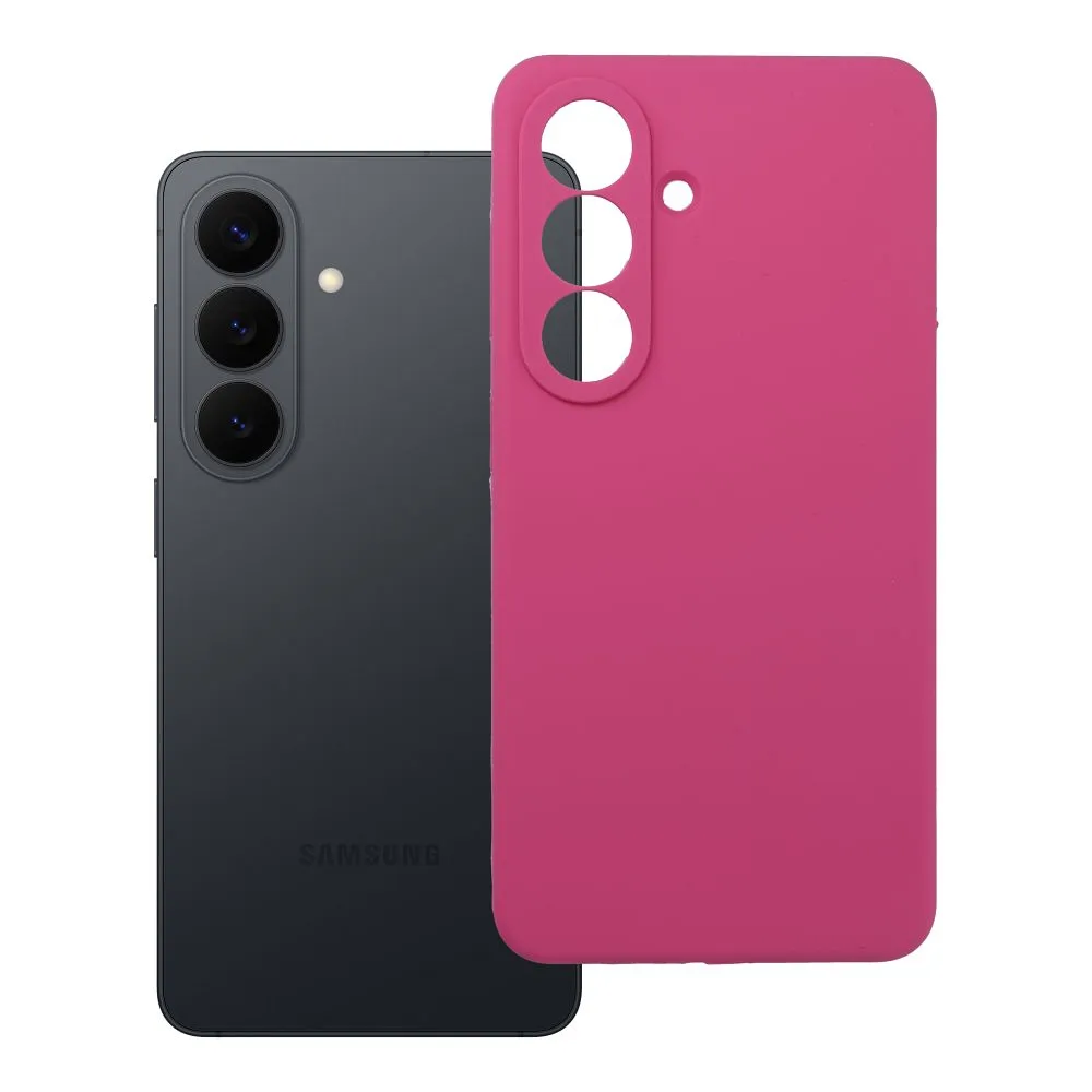 Case for Samsung S26 Silicone 2mm (camera protection) pink
