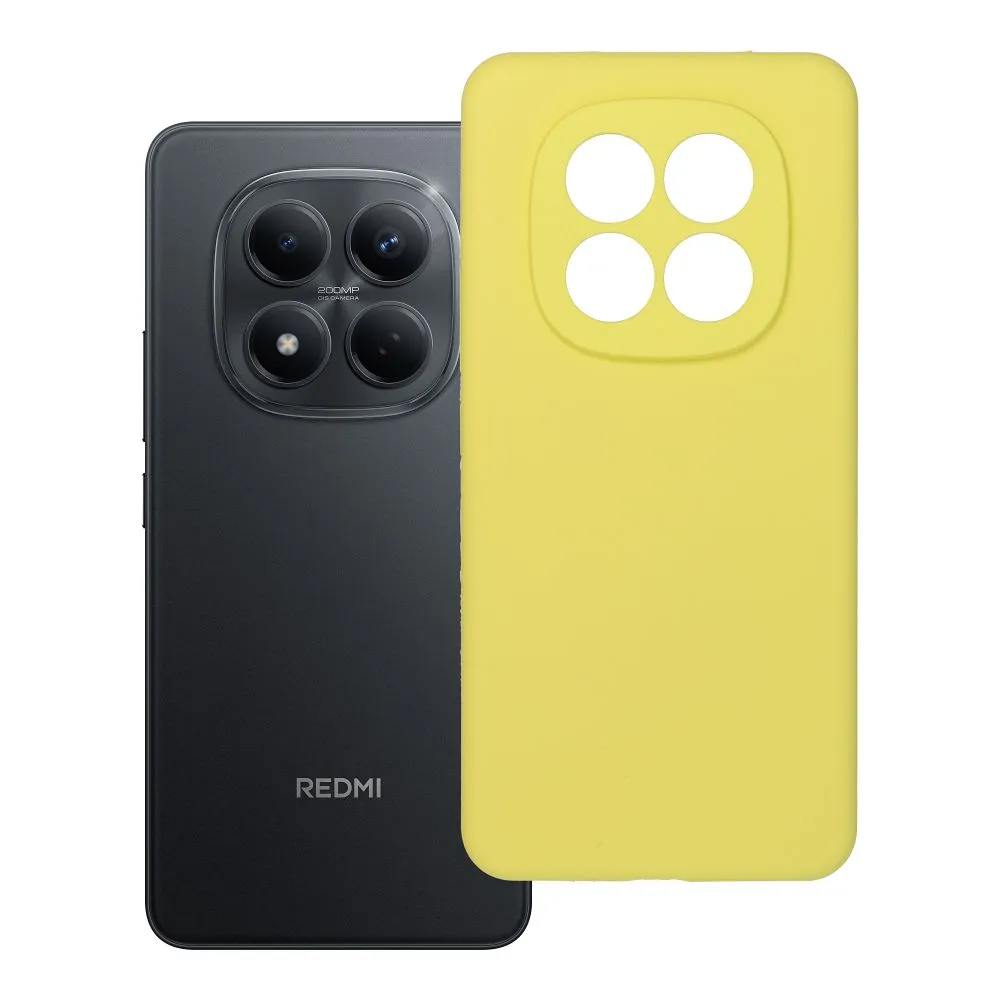 Case for Xiaomi Redmi Note 15 PRO 4G Silicone 2mm (camera protection) lemon